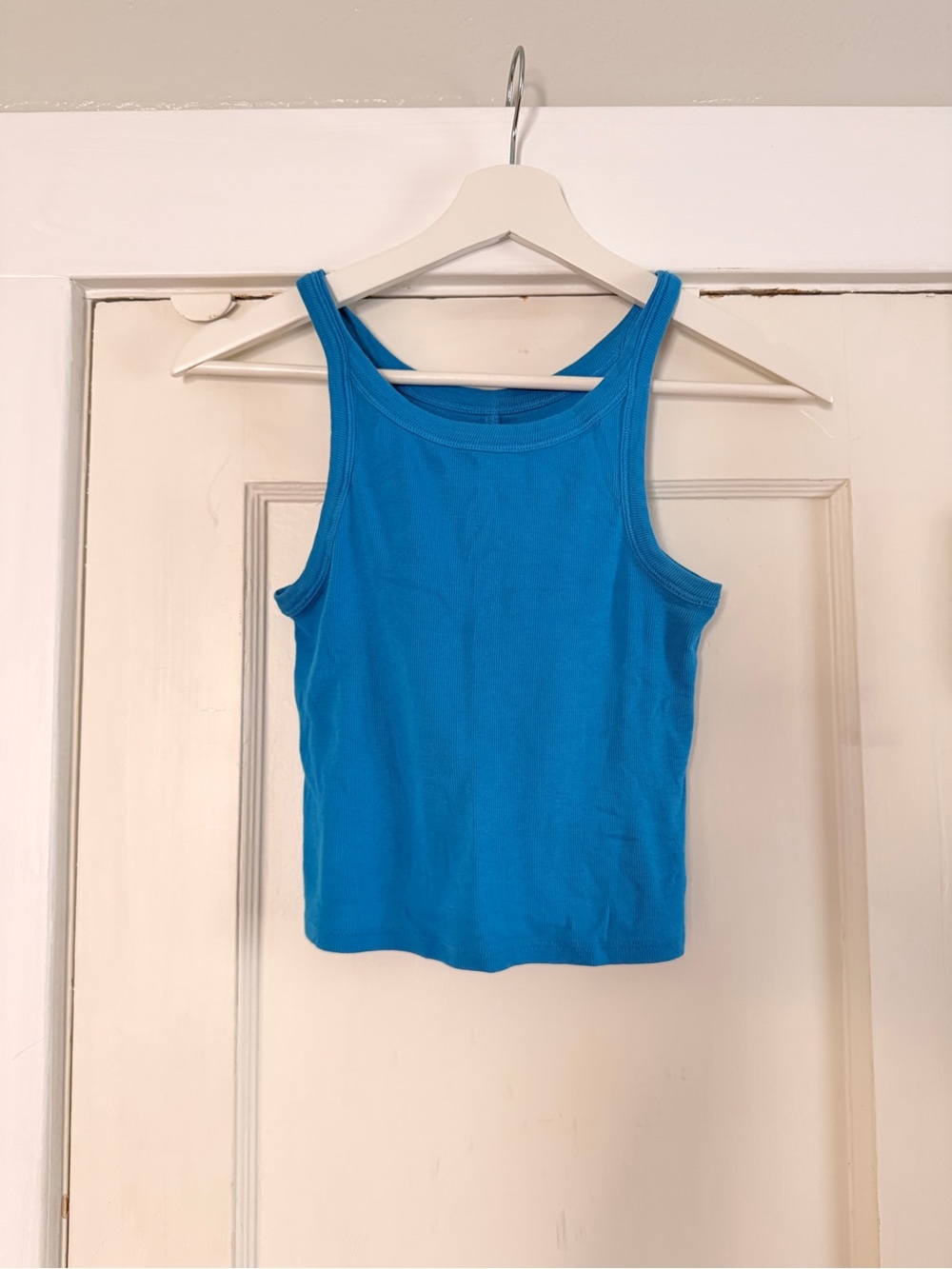 Everlane Pacific Blue Pima Cotton Tank, Small